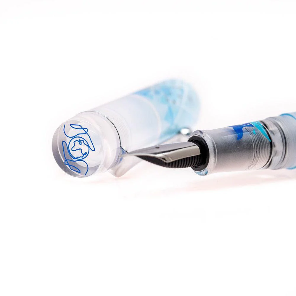 Opus 88 Fountain Pen - Demonstrator Ocean Series - Whale - Image 9