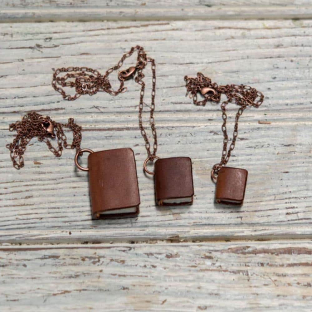 Peg and Awl Book Necklace - Image 3