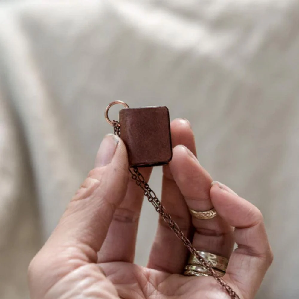 Peg and Awl Book Necklace - Image 5