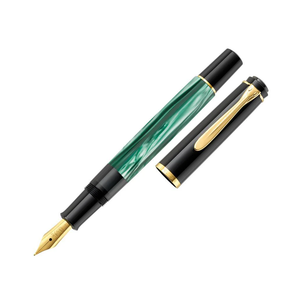 Pelikan Fountain Pen - M200 Classic Marbled-Green - Image 3