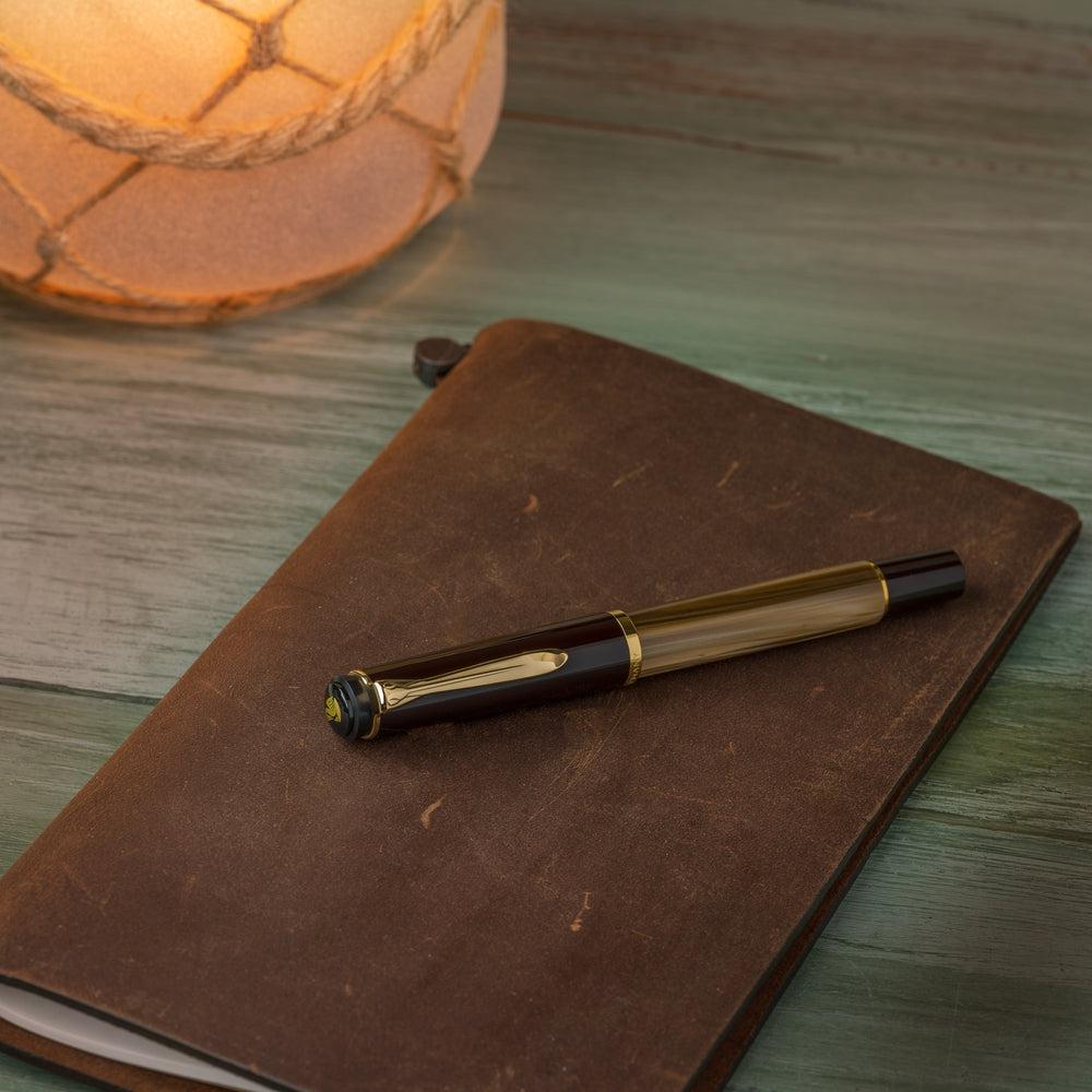 Pelikan Fountain Pen - M200 Classic Marbled-Brown - Image 2