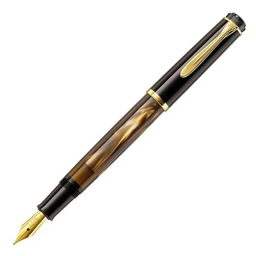 Pelikan Fountain Pen - M200 Classic Marbled-Brown - Image 3