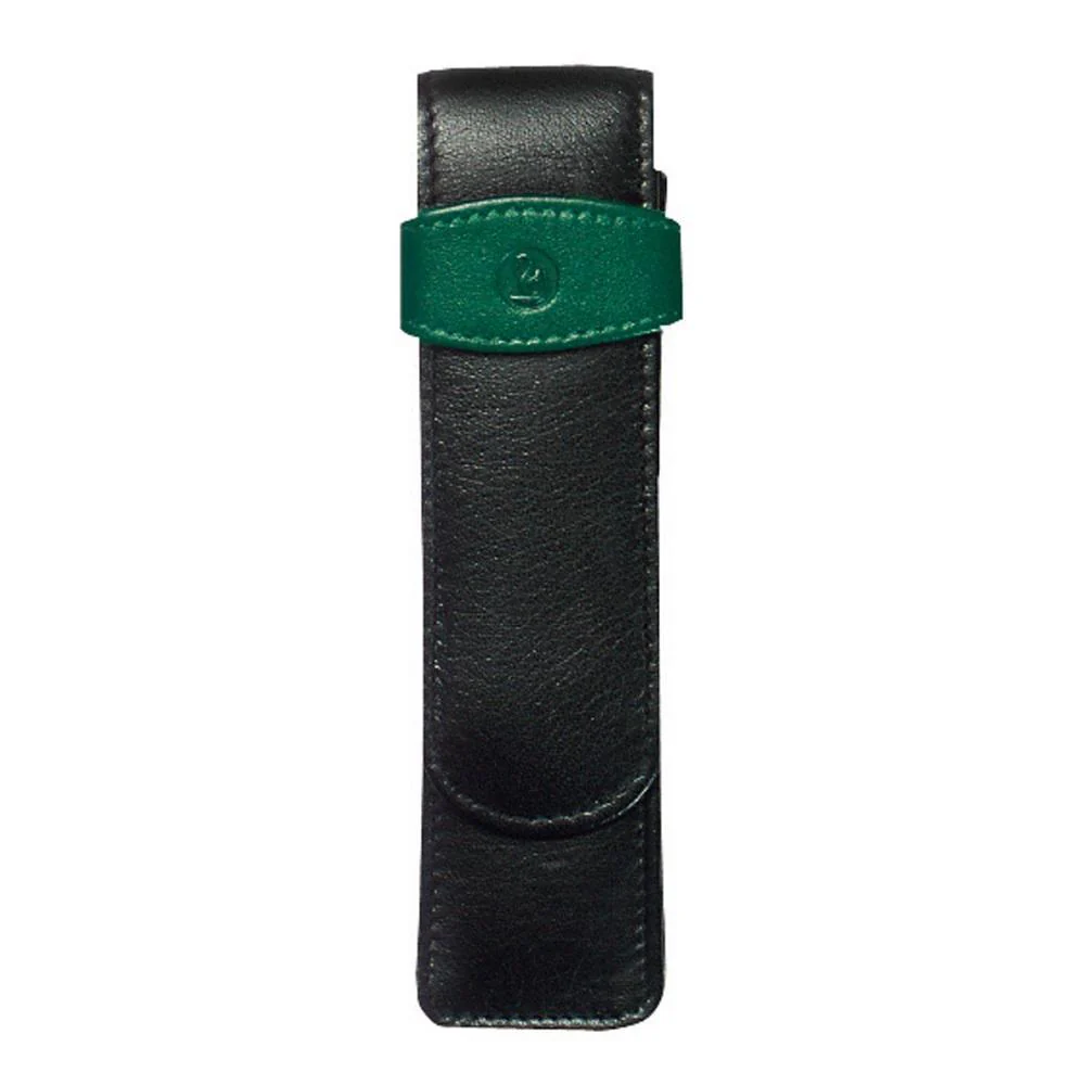 Pelikan Leather Pouch - Black Green - Image 3