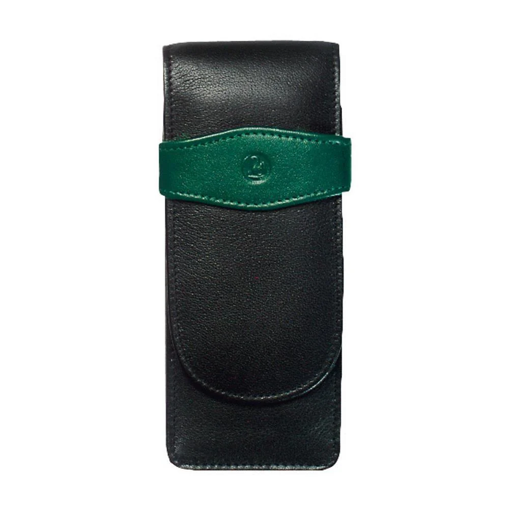 Pelikan Leather Pouch - Black Green - Image 4