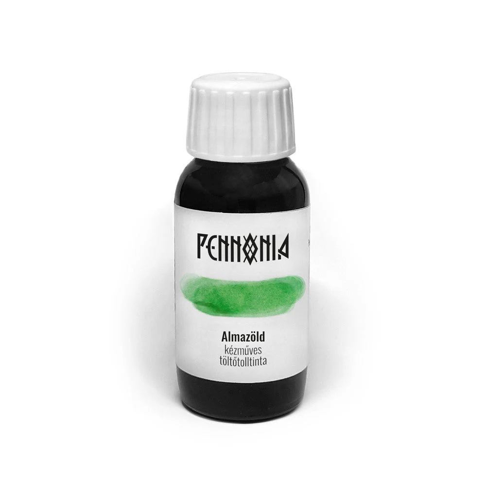 Pennonia Ink Bottle (60ml) - Almazöld (Apple Green) - Image 2