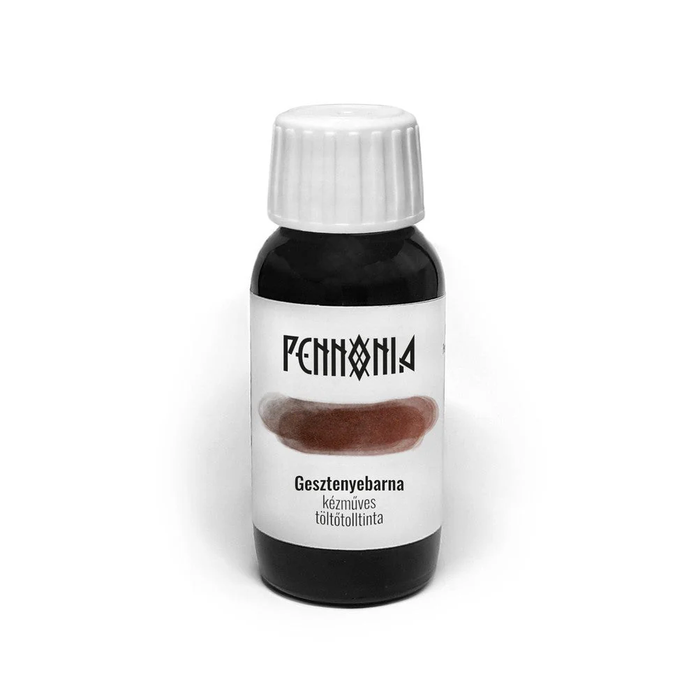 Pennonia Ink Bottle (60ml) - Gesztenyebarna (Chestnut Brown) - Image 2