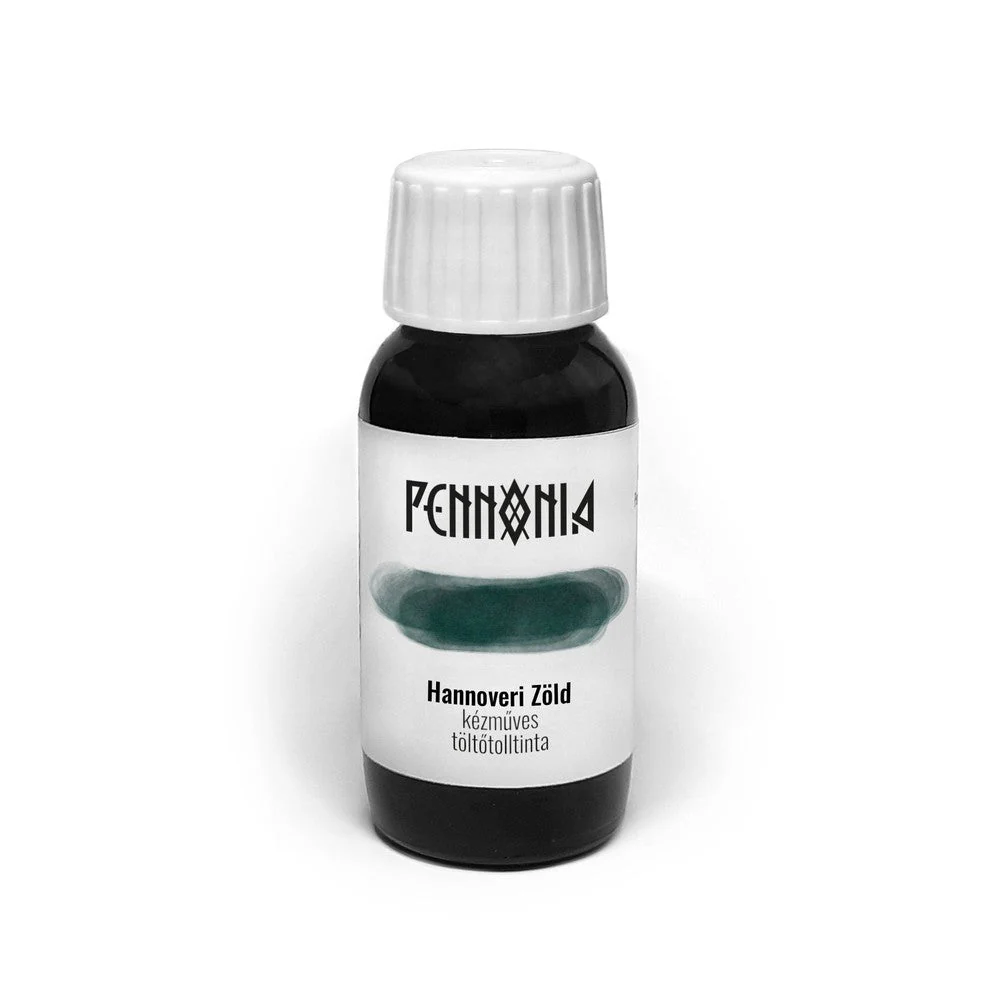 Pennonia Ink Bottle (60ml) - Hannoveri Zöld (Hanover Green) - Image 2