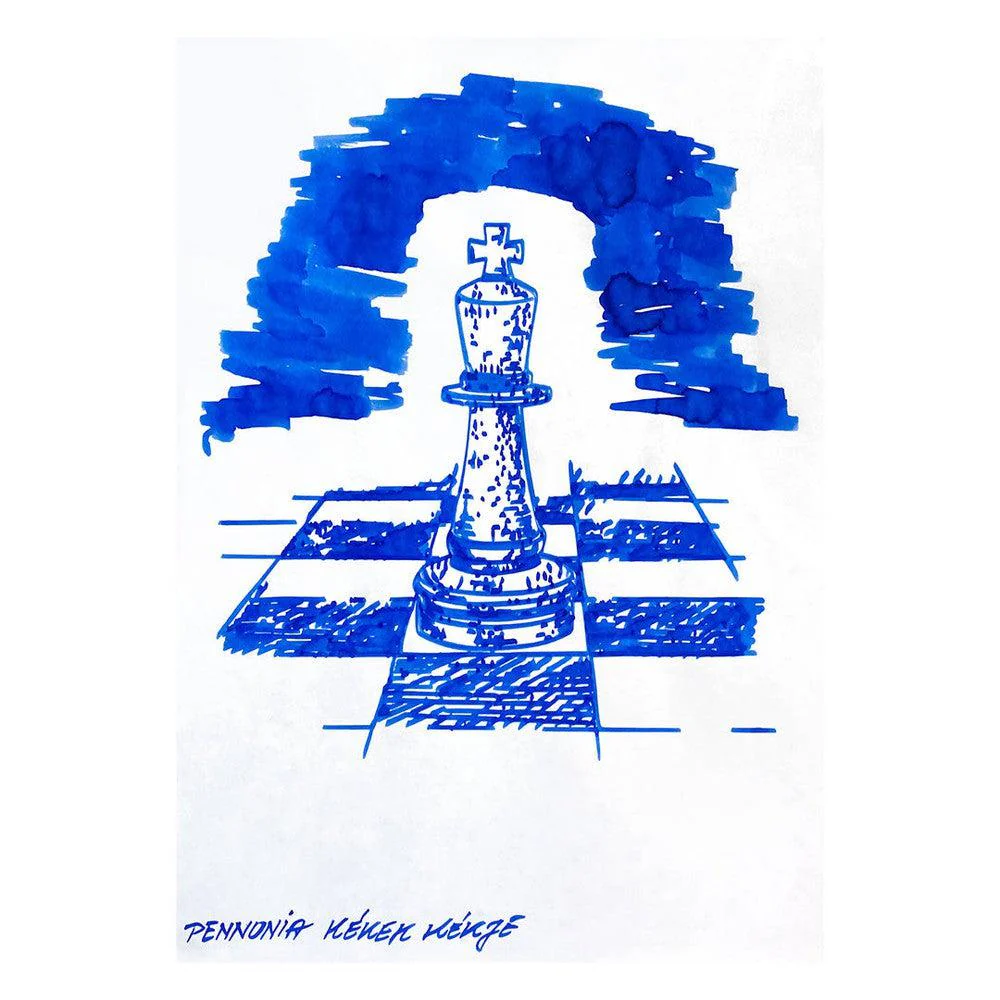Pennonia Ink Bottle (60ml) - Kékek Kékje (Blue of Blues) - Image 4