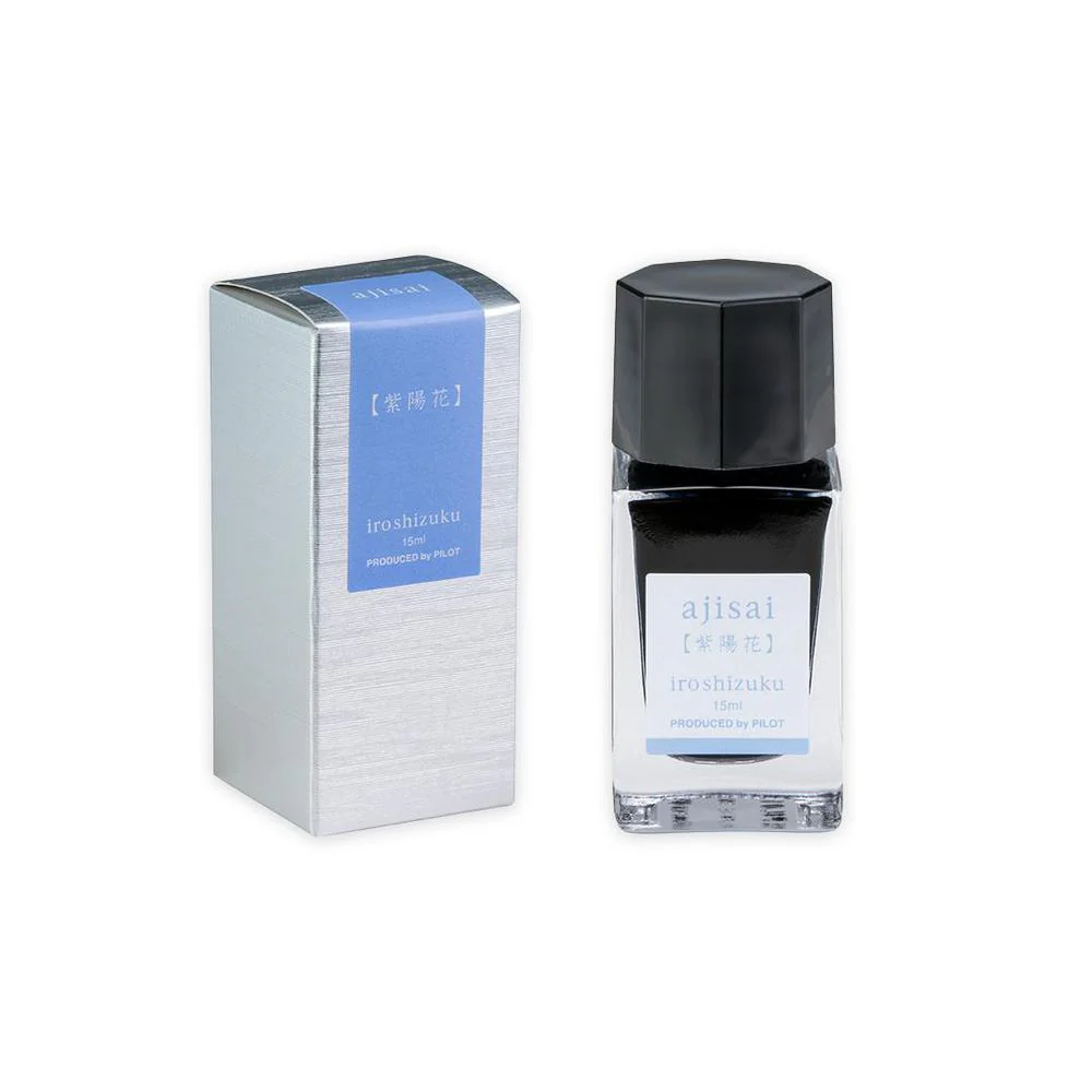 PIlot Ink Bottle (15ml) - Iroshizuku - Ajisai (Hydrangea) - Image 3