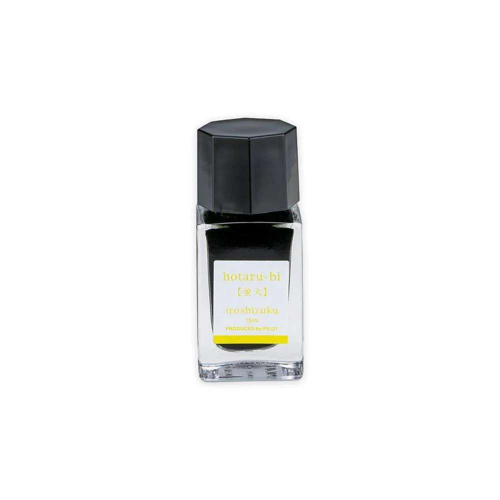 PIlot Ink Bottle (15ml) - Iroshizuku - Hotaru-bi (Firefly) - Image 2