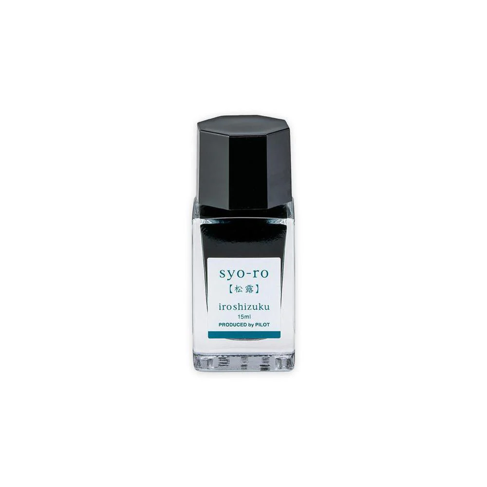 PIlot Ink Bottle (15ml) - Iroshizuku - Syo-ro (Dew on Pine Tree) - Image 2