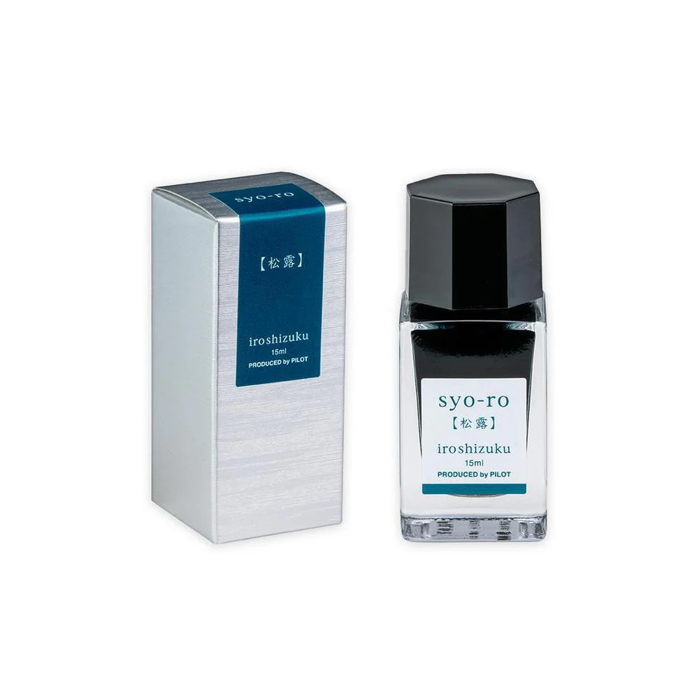 PIlot Ink Bottle (15ml) - Iroshizuku - Syo-ro (Dew on Pine Tree) - Image 3