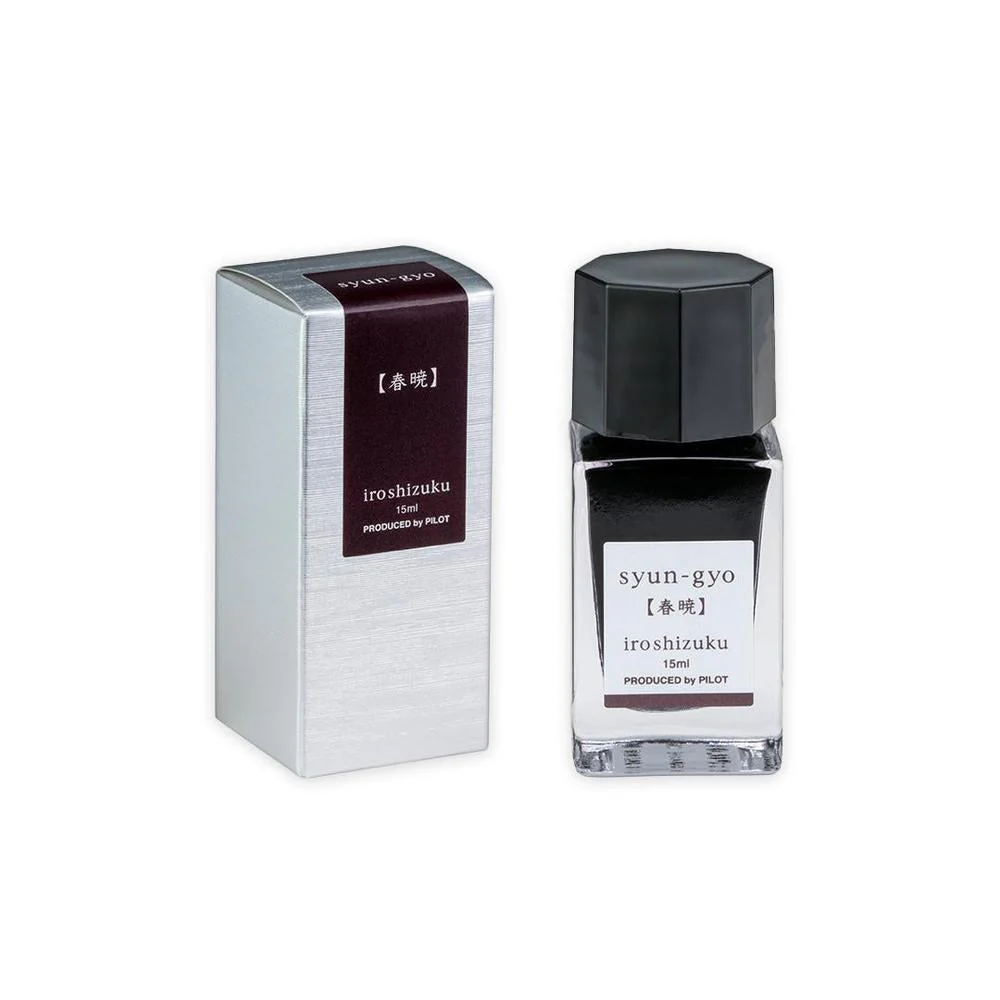PIlot Ink Bottle (15ml) - Iroshizuku - Syun-gyo (Spring Dawn) - Image 3