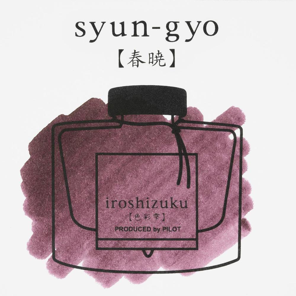 PIlot Ink Bottle (15ml) - Iroshizuku - Syun-gyo (Spring Dawn) - Image 4