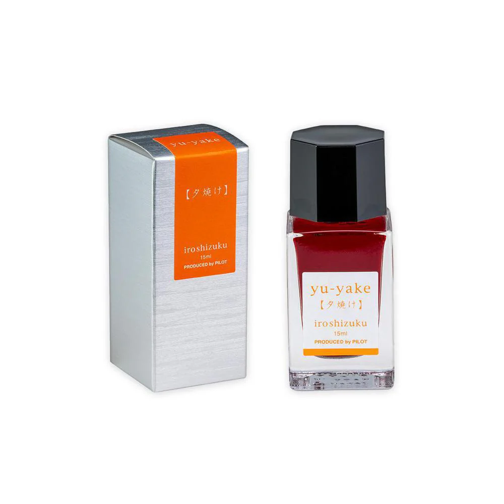 PIlot Ink Bottle (15ml) - Iroshizuku - Yu-yake (Sunset) - Image 3