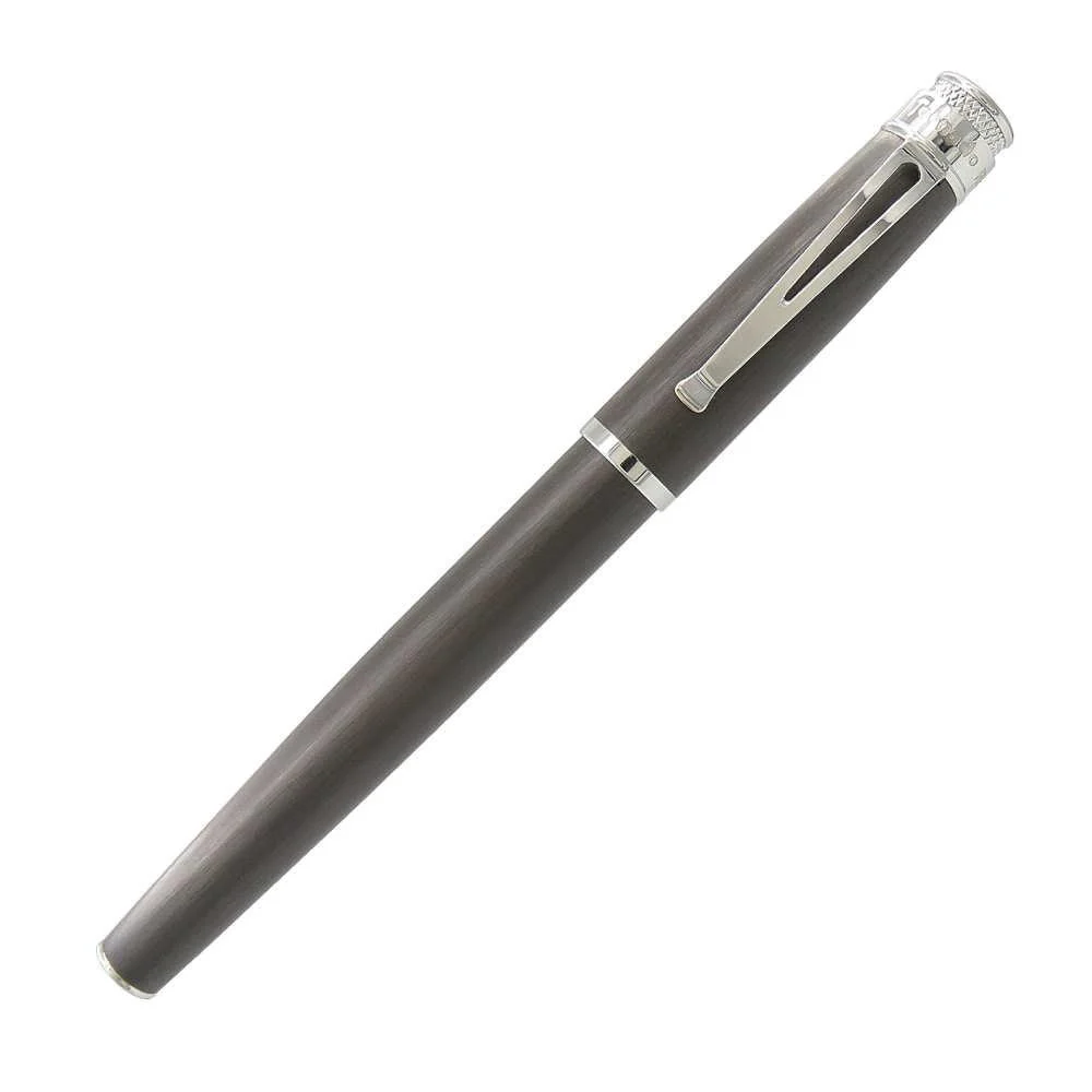 Retro 51 Fountain Pen - Tornado - Black Nickel Platinum - Image 3