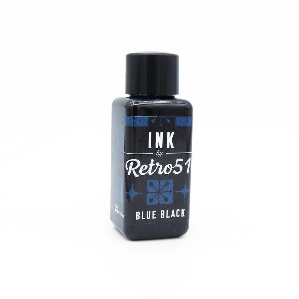 Retro 51 Ink Bottle (30ml) - Blue Black - Image 2