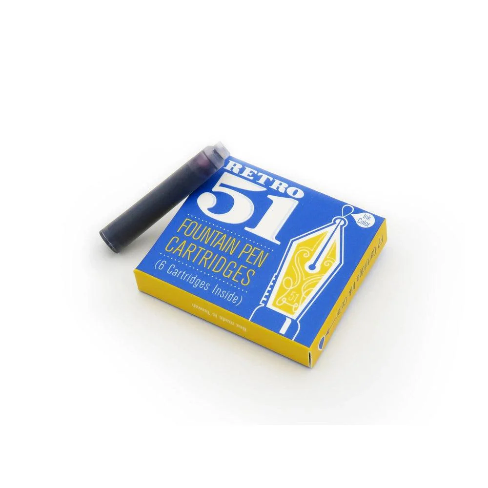 Retro 51 Ink Cartridge (6-Pack) - Blue - Image 2