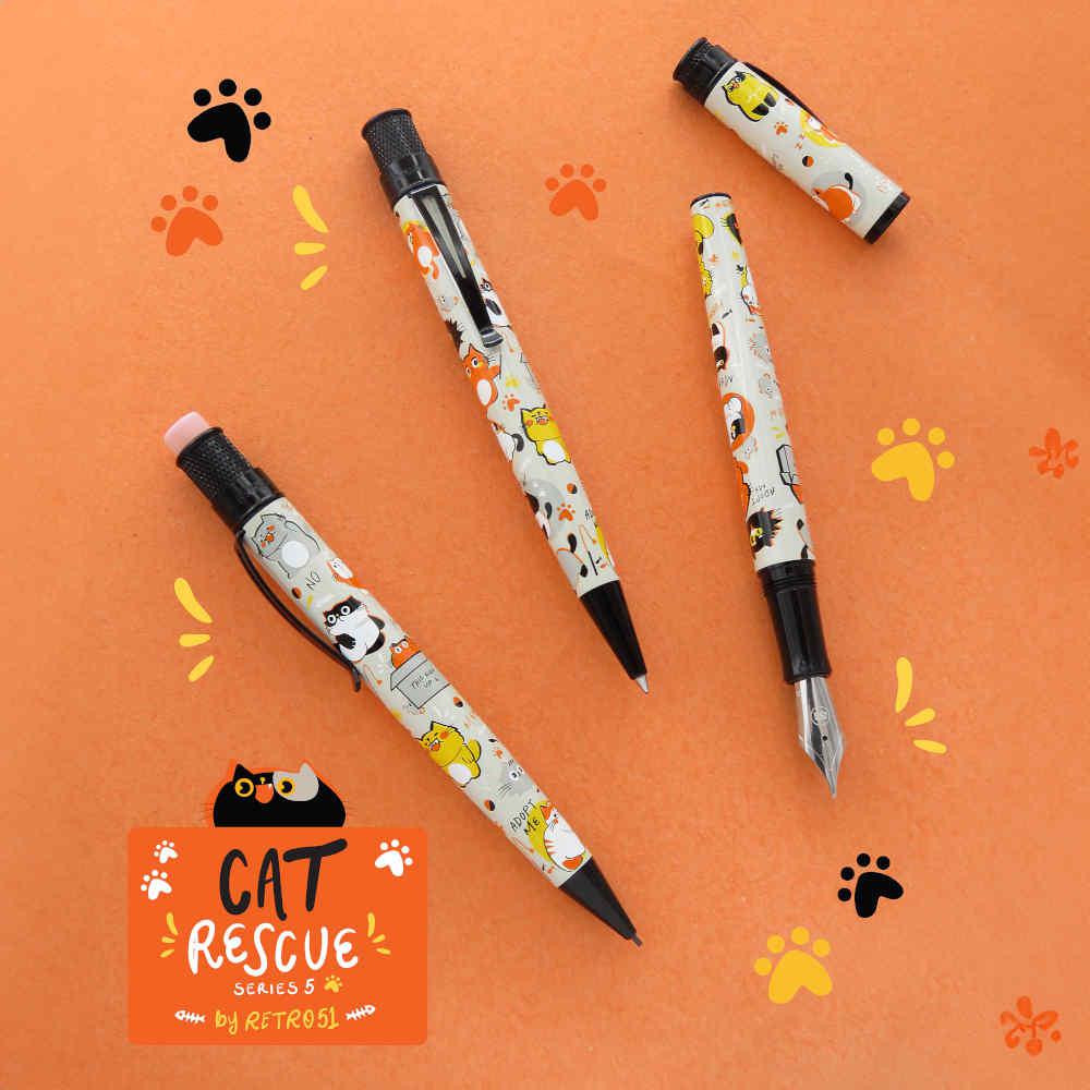 Retro 51 Mechanical Pencil (1.15mm) - Rescue - Cat #5 - Image 4
