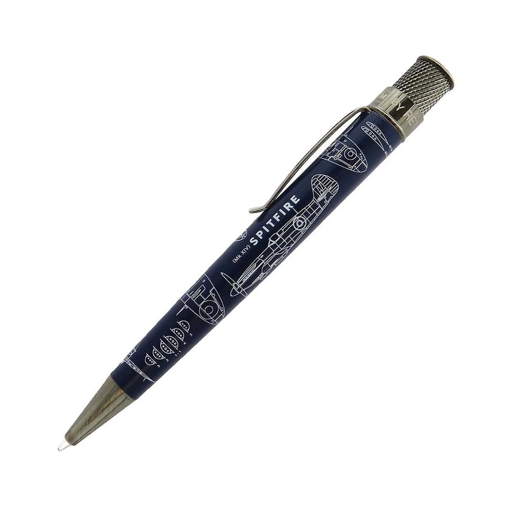 Retro 51 Rollerball Pen - Imperial War Museum - Spitfire Blueprint - Image 2