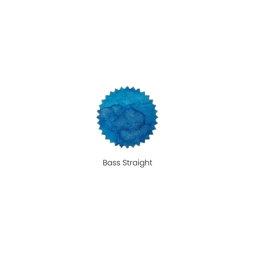 Robert Oster Ink Bottle (50ml) - Regular - Blue & Teal - Image 9