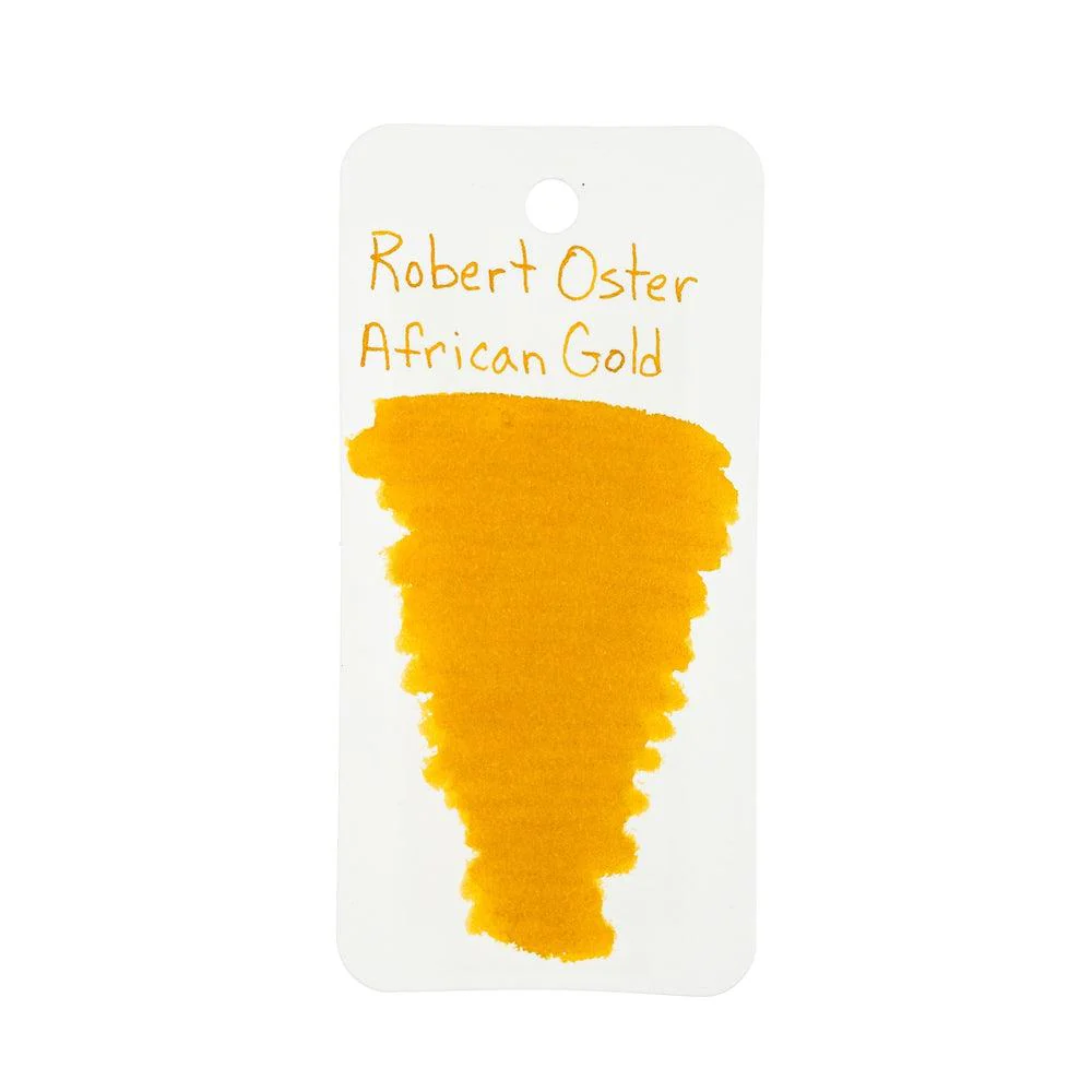 Robert Oster Ink Bottle (50ml) - Regular - Yellow & Gold - Image 3