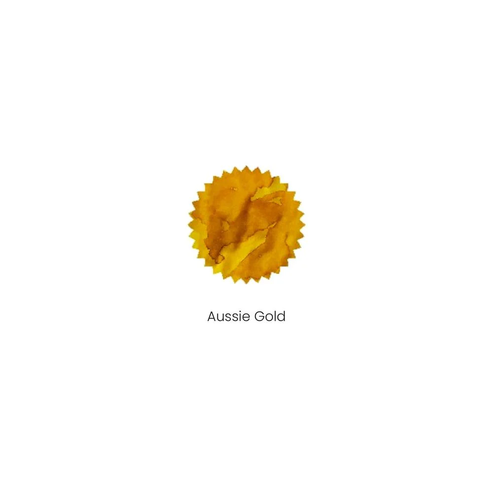 Robert Oster Ink Bottle (50ml) - Regular - Yellow & Gold - Image 4