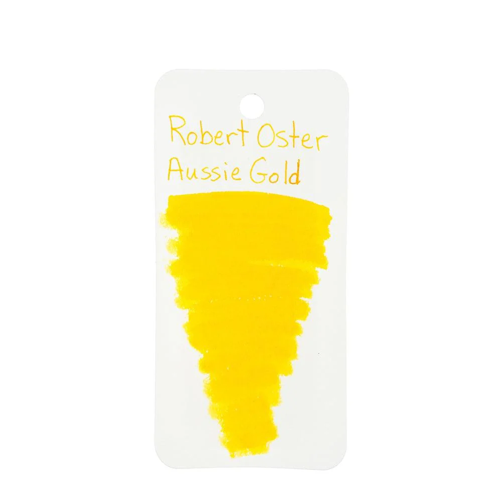 Robert Oster Ink Bottle (50ml) - Regular - Yellow & Gold - Image 5