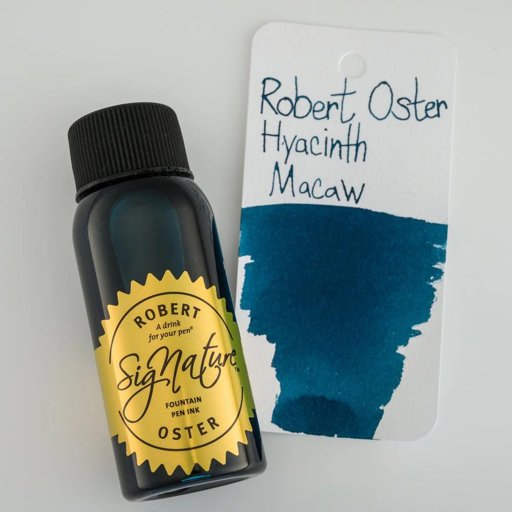 Robert Oster × @micahfinds Hyacinth Macaw Ink Bottle (50ml) - Image 2
