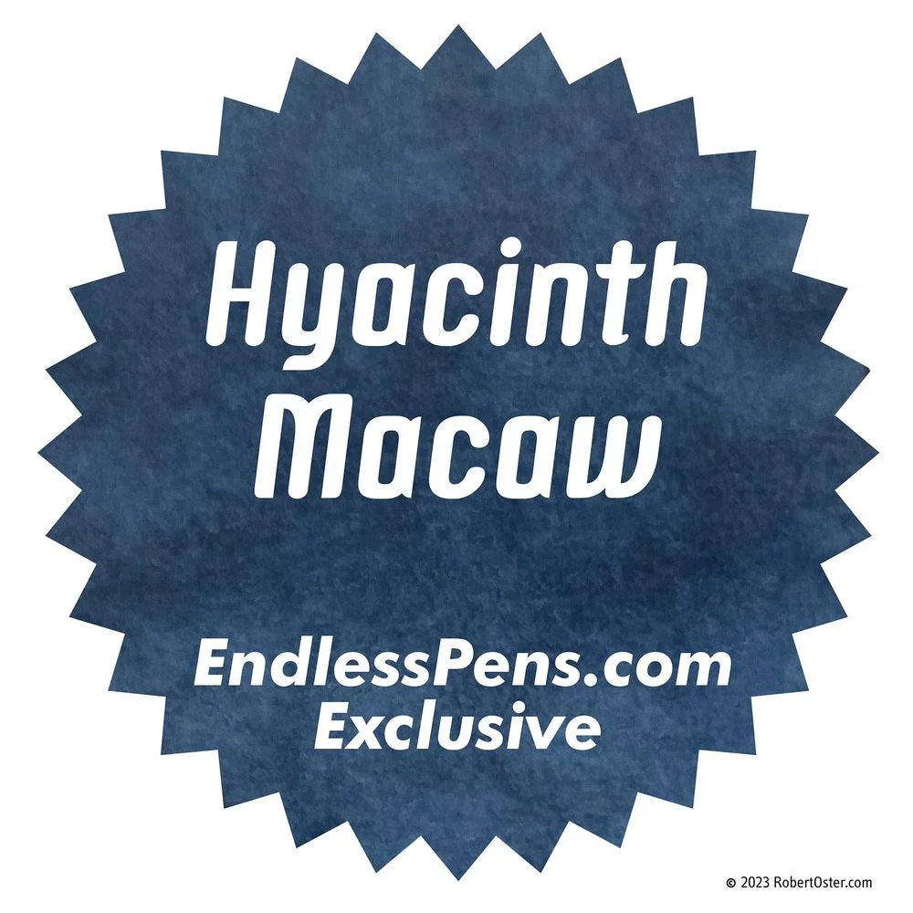 Robert Oster × @micahfinds Hyacinth Macaw Ink Bottle (50ml) - Image 4