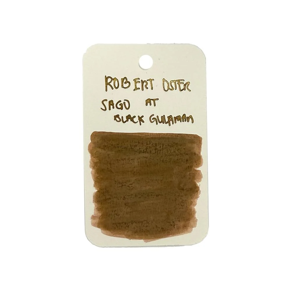 Robert Oster × @micahfinds Sago at Black Gulaman Ink Bottle (50ml) - Image 3