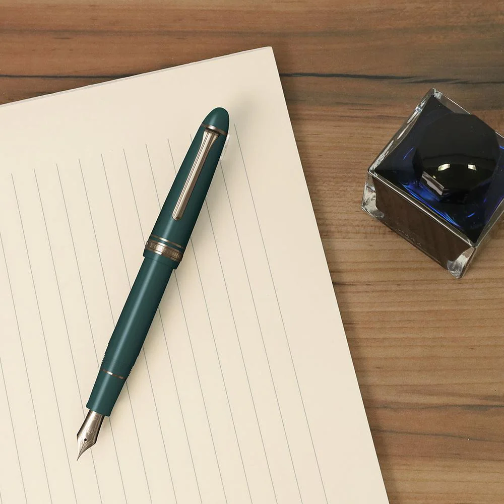 Sailor Fountain Pen - 1911L 14K Gold - Image 8