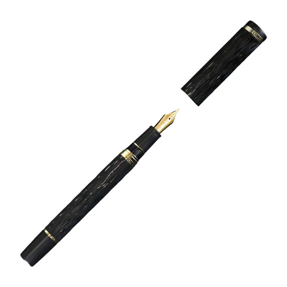 Sailor Fountain Pen - Ebonite Sculpture - "Yokaze" Night Breeze (2022) - Image 2