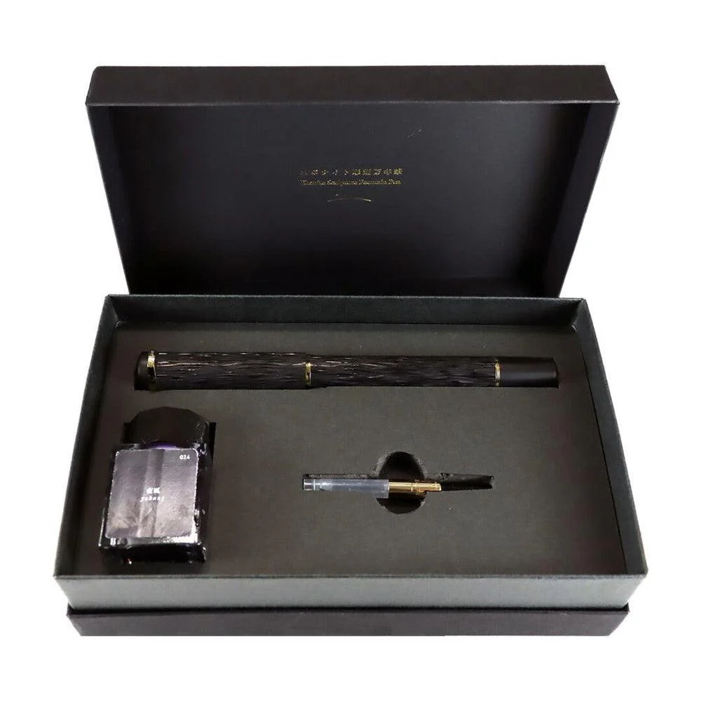 Sailor Fountain Pen - Ebonite Sculpture - "Yokaze" Night Breeze (2022) - Image 8