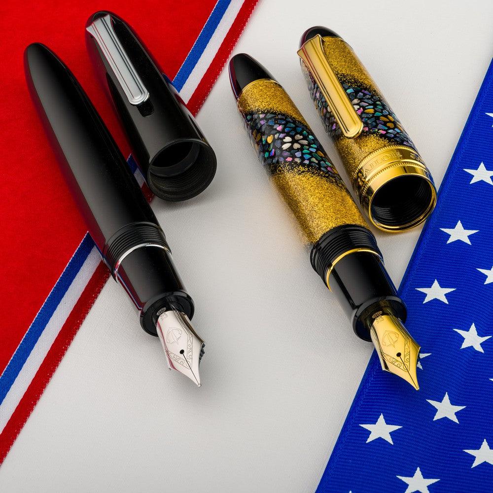 Sailor Fountain Pen - KOP Maki-e Sakura Nagare - Image 4