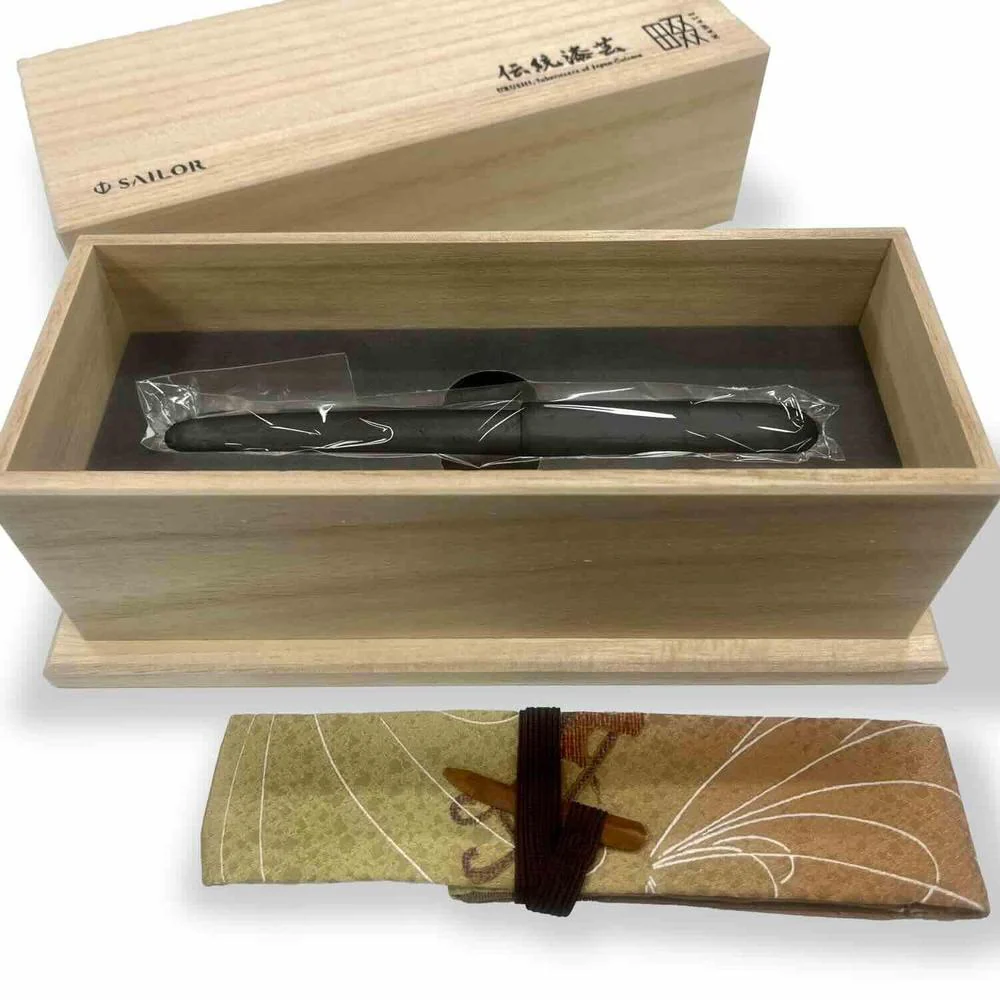 Sailor Fountain Pen - Nawate #3 - Kuroginhaku - Limited Edition (2025) - Image 11