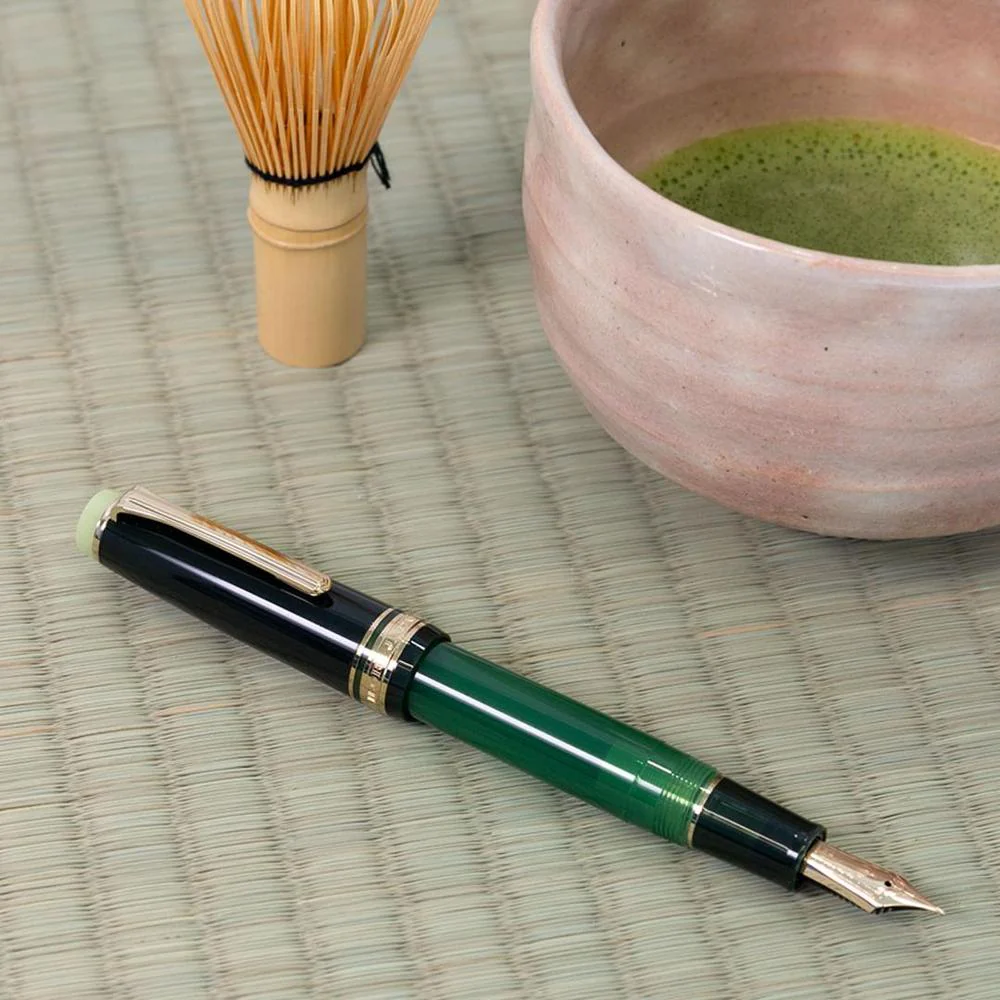 Sailor Fountain Pen - Pro Gear - Tea Time #5 - Japanese Tea Ceremony - Matcha - Limited Edition (2025) - Image 2