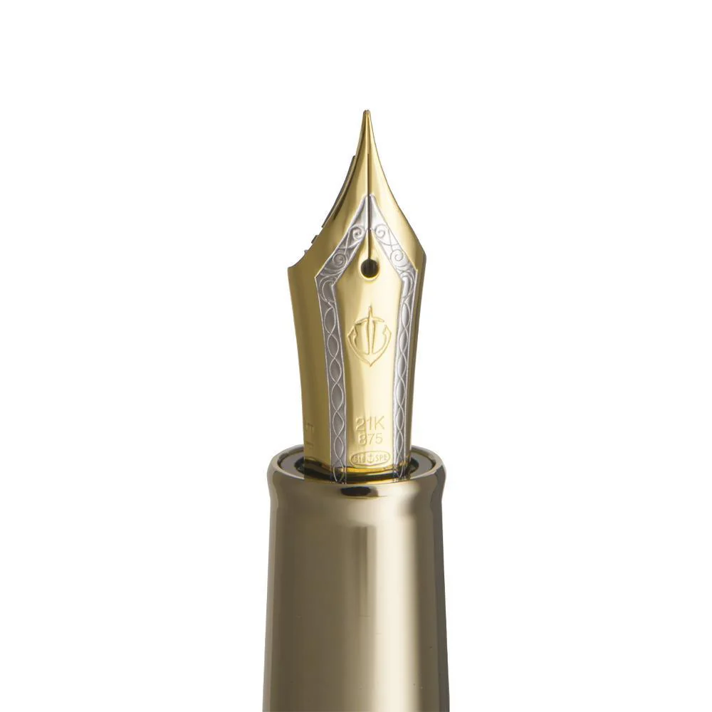 Sailor Fountain Pen - Professional Gear Anchor Gold Trim - Image 5