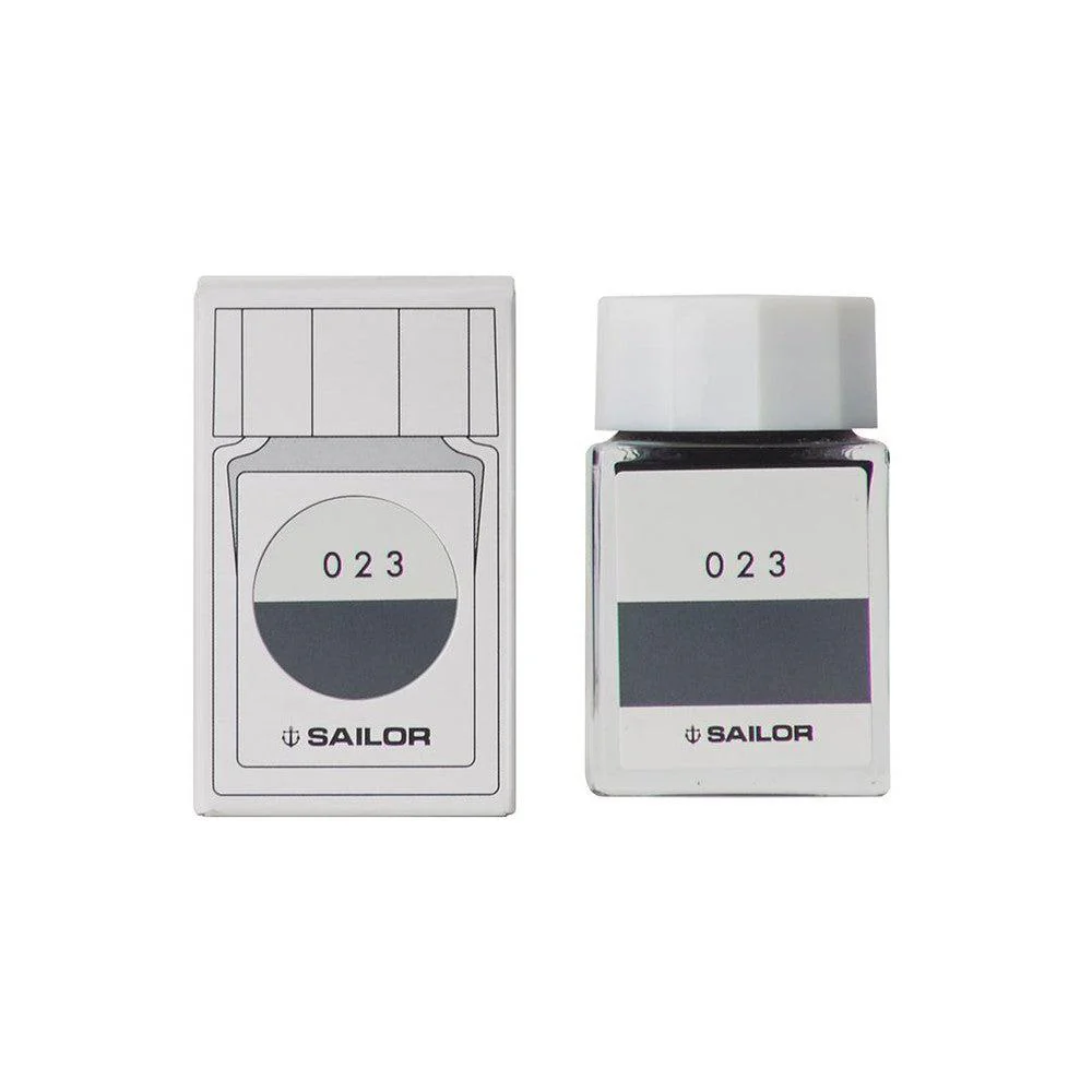 Sailor Ink Bottle (20ml) - Ink Studio - Black & Grey - Image 2
