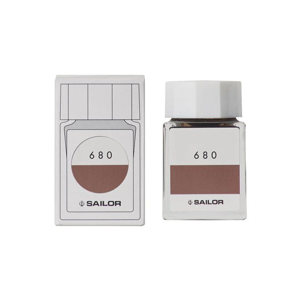Sailor Ink Bottle (20ml) - Ink Studio - Brown - Image 2