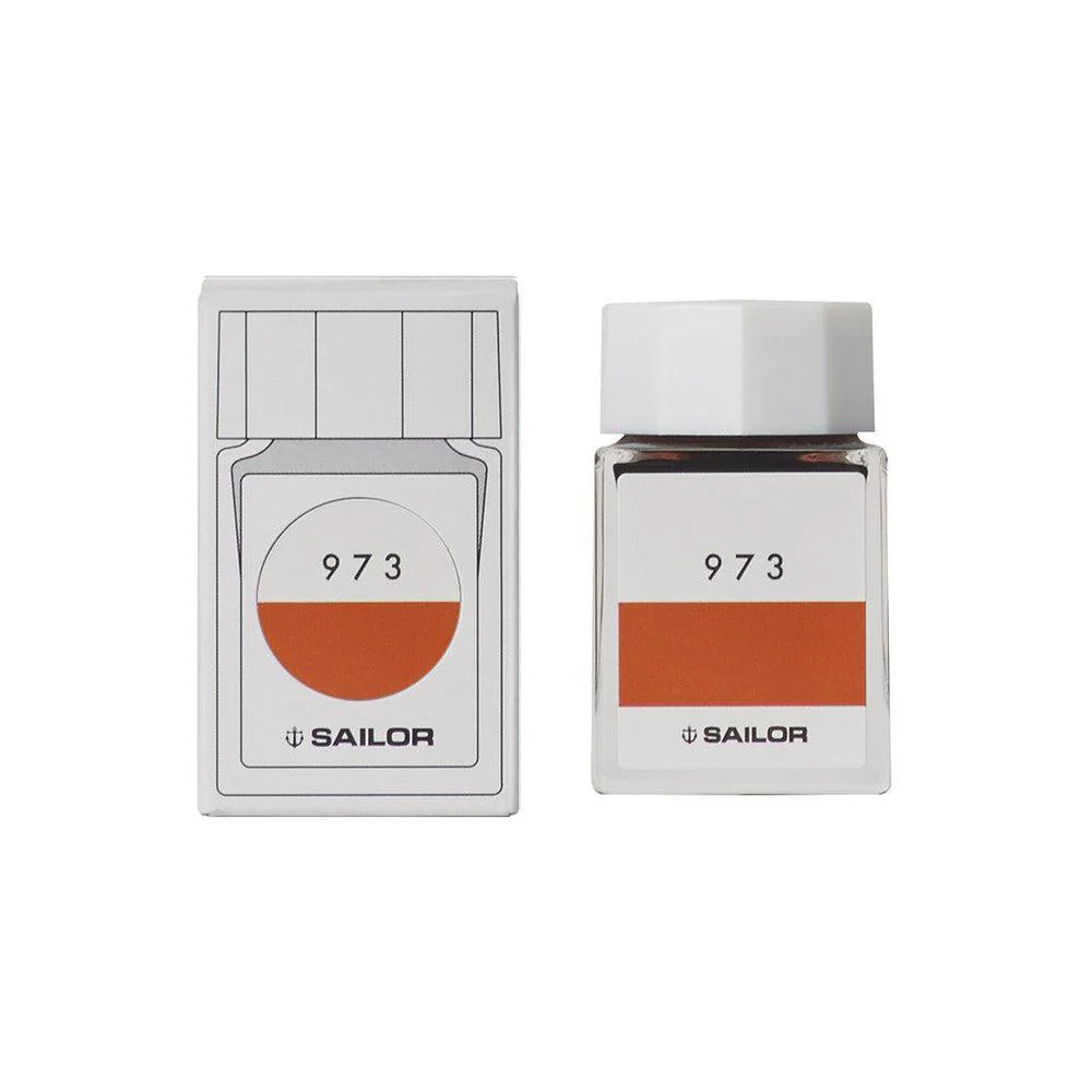 Sailor Ink Bottle (20ml) - Ink Studio - Orange - Image 2