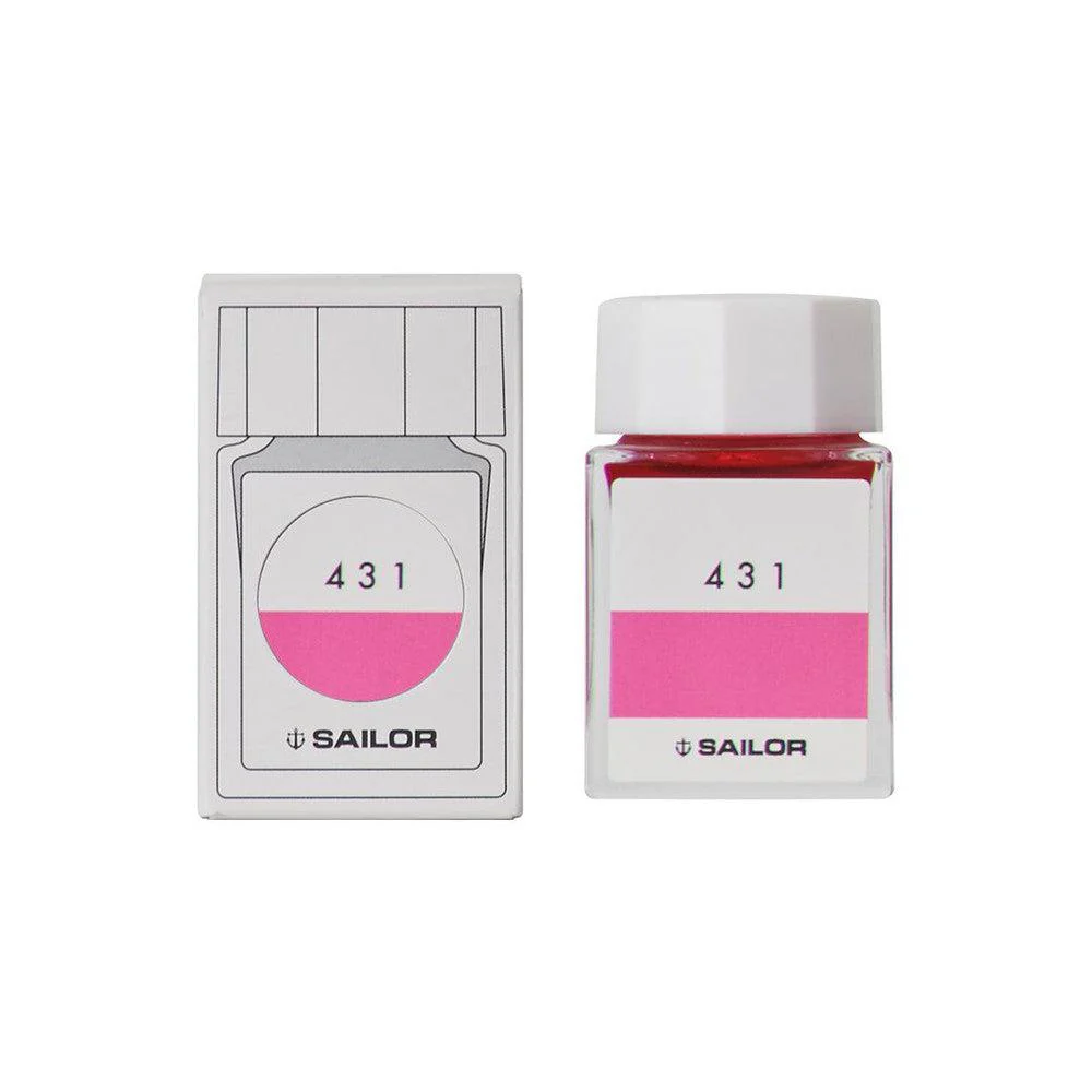 Sailor Ink Bottle (20ml) - Ink Studio - Pink - Image 6