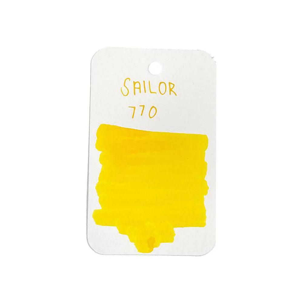 Sailor Ink Bottle (20ml) - Ink Studio - Yellow - Image 3