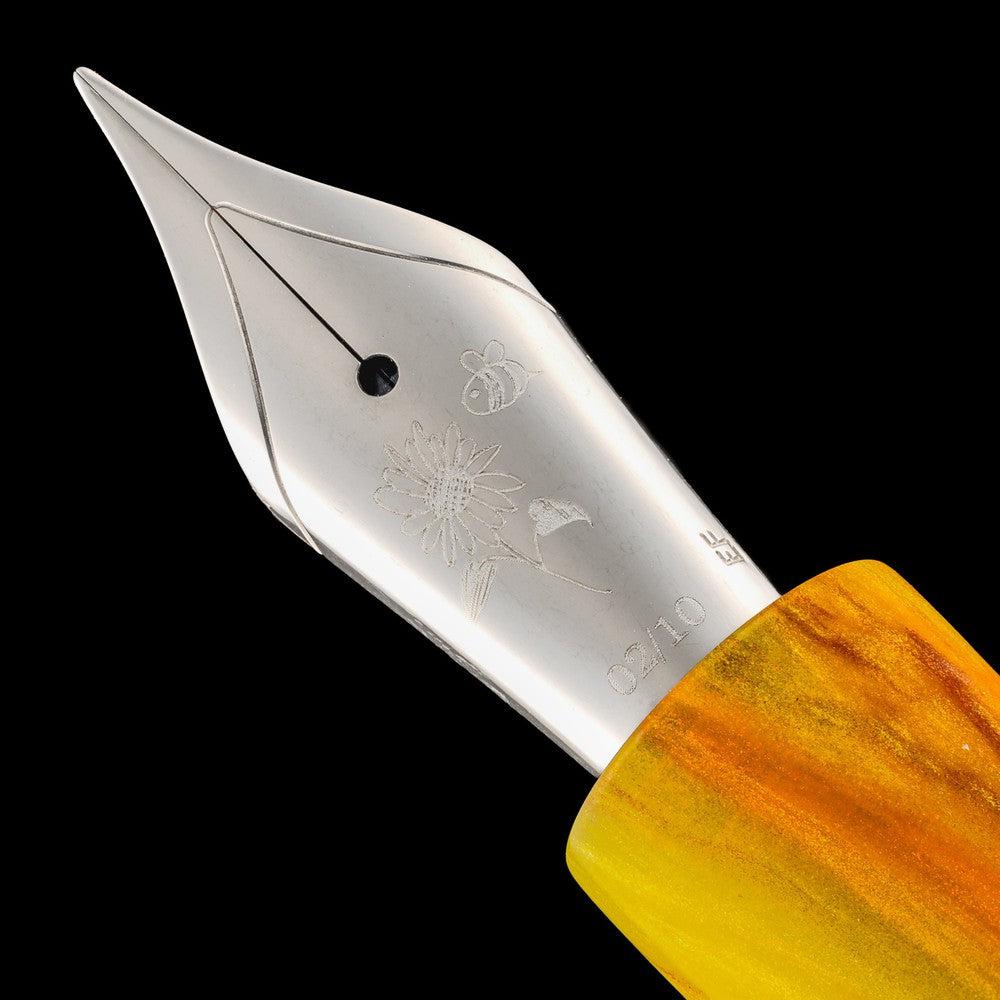 Tailored Pen Company × @micahfinds Cigar Happy Sunflower Fountain Pen - Image 4