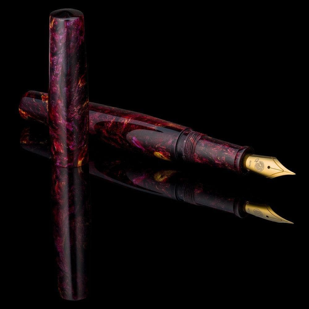Tailored Pen Company × @micahfinds Pomegranate Fountain Pen - Image 3