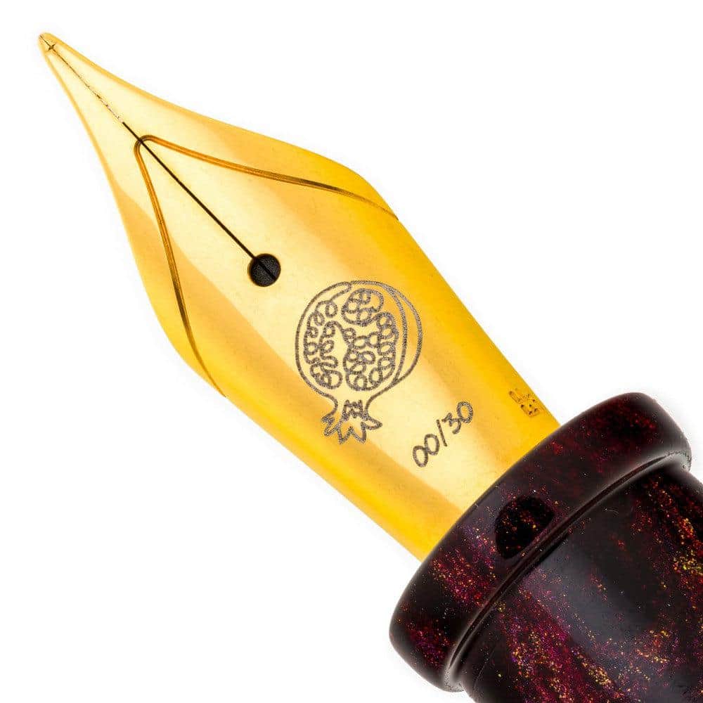 Tailored Pen Company × @micahfinds Pomegranate Fountain Pen - Image 4