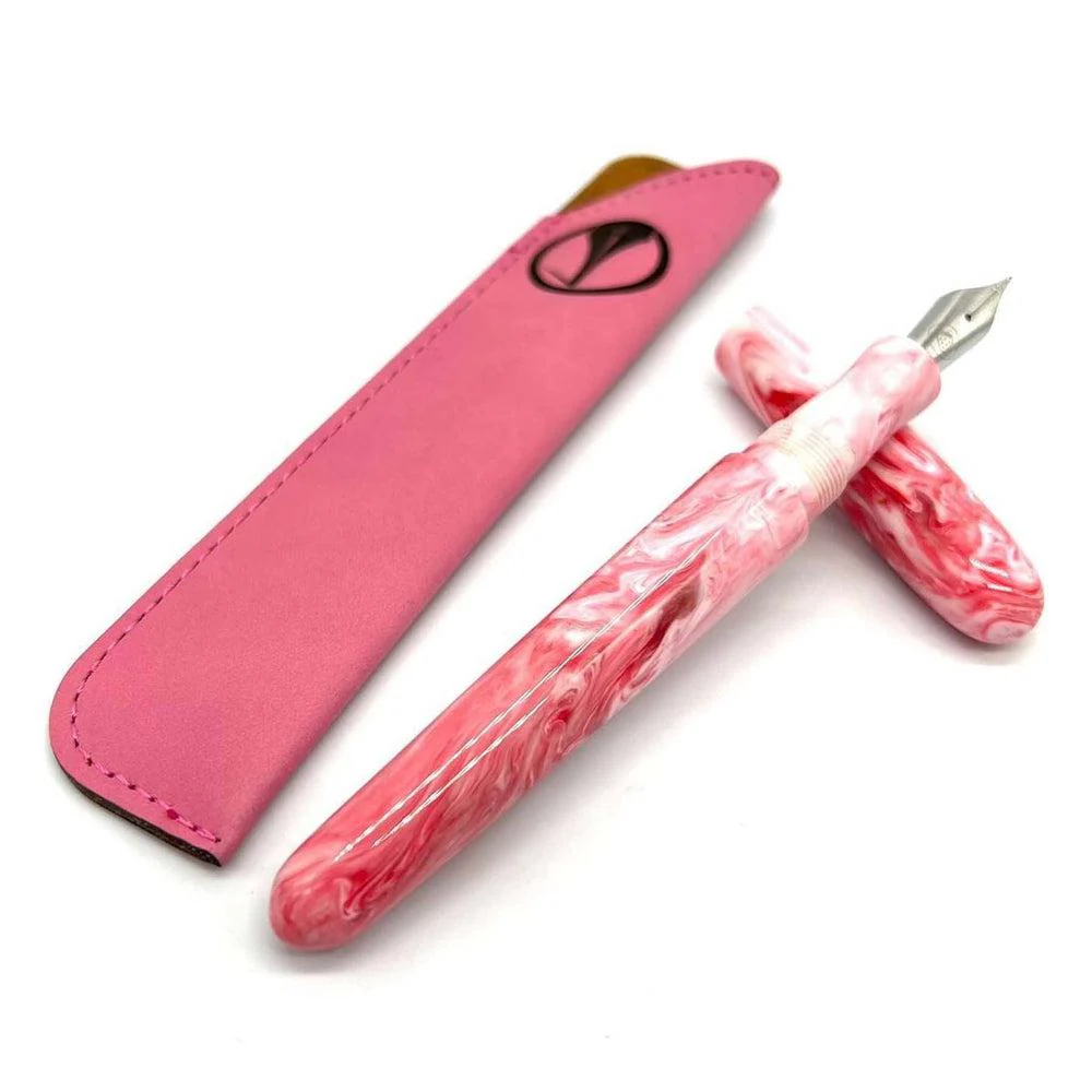 Tailored Pen Company × @micahfinds Strawberry Cheesecake Fountain Pen - Image 5