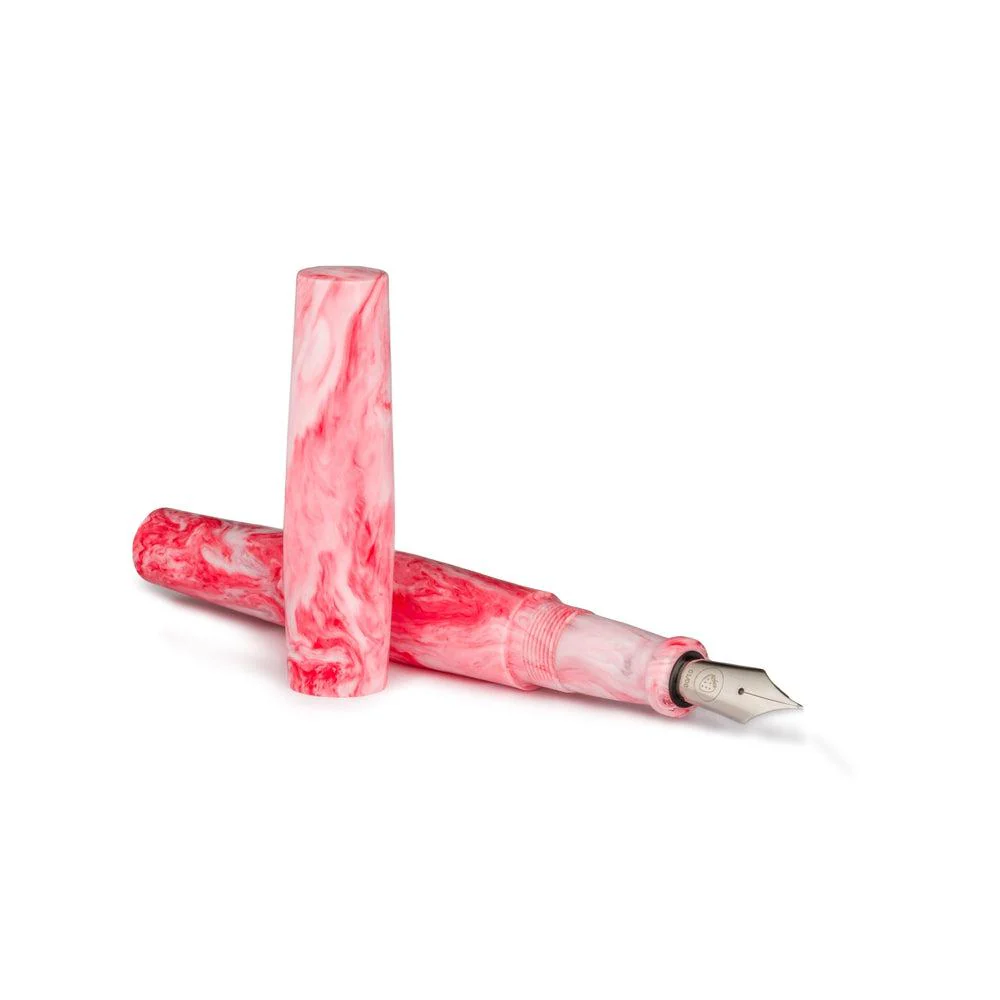Tailored Pen Company × @micahfinds Strawberry Cheesecake Fountain Pen - Image 2