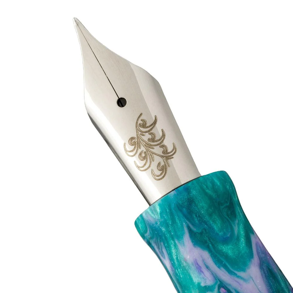 Tailored Pen Company × @pensandturquoisebrown Tayabak (Philippine Jade Vine) Fountain Pen - Image 4