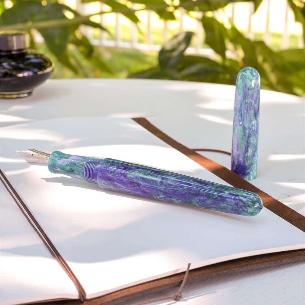 Tailored Pen Company × @pensandturquoisebrown Tayabak (Philippine Jade Vine) Fountain Pen - Image 6